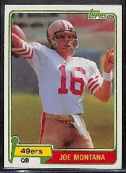 Joe Montana Rookie Card