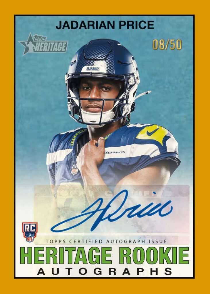 2026 Topps Heritage Football-Jadarian Price