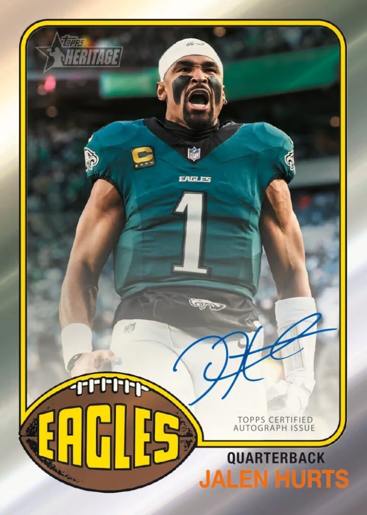 2026 Topps Heritage Football-Jalen Hurts